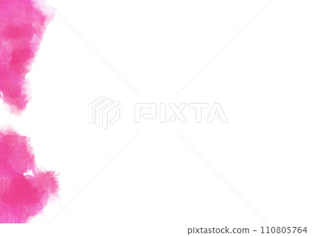 Pink watercolor texture background 110805764