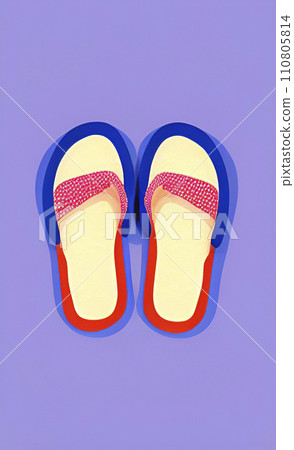 slippers for summer and the beach slippers for summer and the beach 110805814