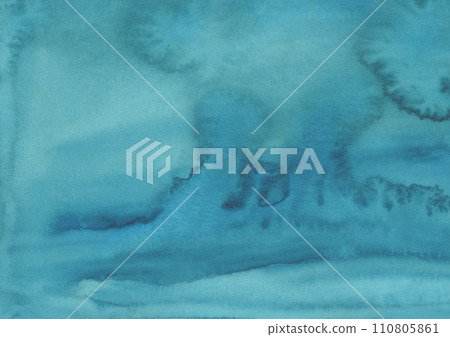 Emerald green blurred watercolor background material 110805861