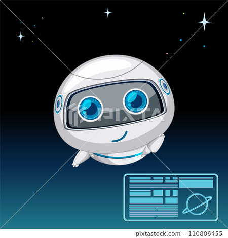 Friendly Robot in Outer Space 110806455
