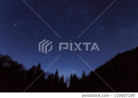 Starry sky at Gunma Prefectural Observatory 110807189