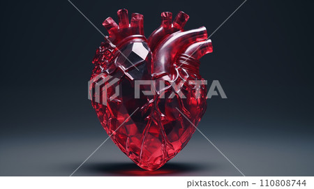 glass heart 110808744