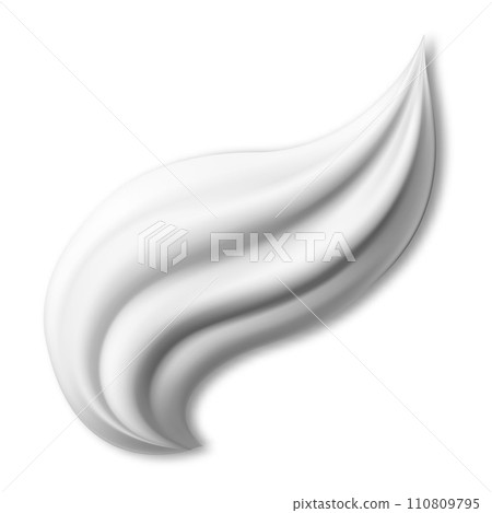 Cosmetic cream smear. Liquid face cream swatch Cosmetic cream smear. Liquid face cream swatch 110809795