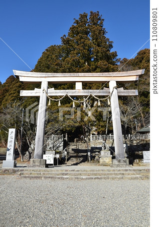 Togakushi Shrine Chusha in snow, Nagano 110809801