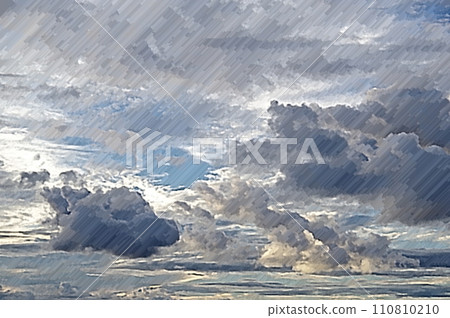 3D 影像柔和的藝術藍天白雲仲夏雷雲積雲 28 110810210