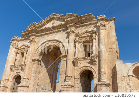 The Arch of Hadrian at Jerash. Jordan. The Arch of Hadrian at Jerash. Jordan. 110810572