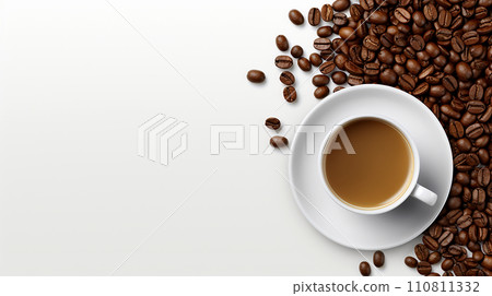 Coffee and copy space 110811332