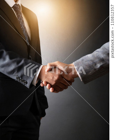 [商務禮儀] 商人在會議室握手 110812357