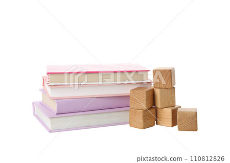PNG, children's book, with toys, isolated on white background. 110812826