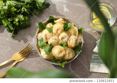 Dumplings, concept of tasty food, dough food Dumplings, concept of tasty food, dough food 110812851