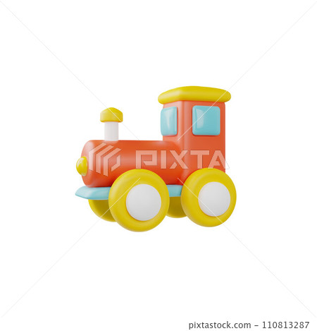 3D kid toy train. 3D kid toy train. 110813287