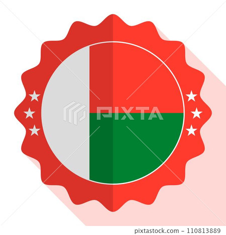 Madagascar quality emblem, label, sign, button. Vector illustration. Madagascar quality emblem, label, sign, button. Vector illustration. 110813889
