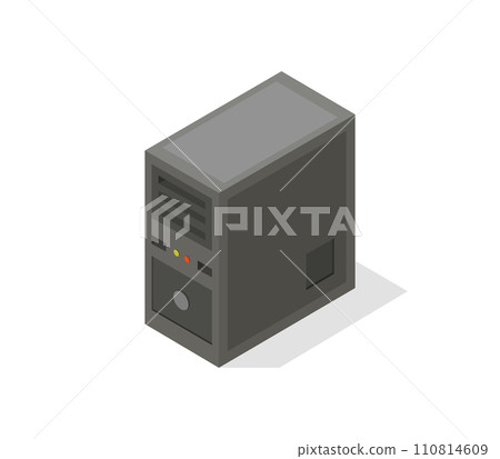 Isometric computer case Isometric computer case 110814609