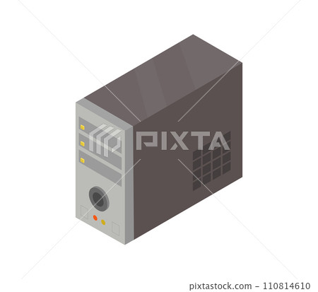 Isometric computer case Isometric computer case 110814610