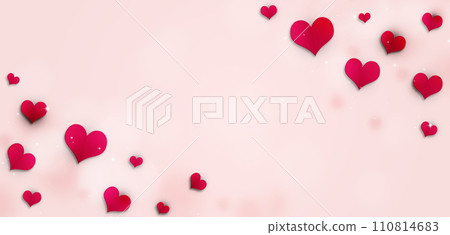 valentine daylovely red hearts banner valentine daylovely red hearts banner 110814683
