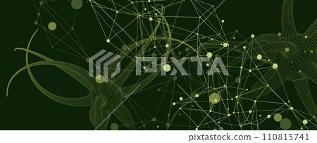 Microbiology science vector. Microscopic bacteria. Bacterium microorganism, viruses and microbes background. Hand drawn art. Microbiology science vector. Microscopic bacteria. Bacterium microorganism, viruses and microbes background. Hand drawn art. 110815741