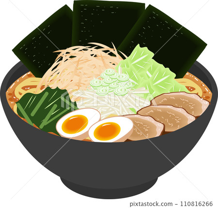 配料豐富的家慶拉麵 110816266