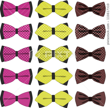 big set ties different types, bowties various size big set ties different types, bowties various size 110817310