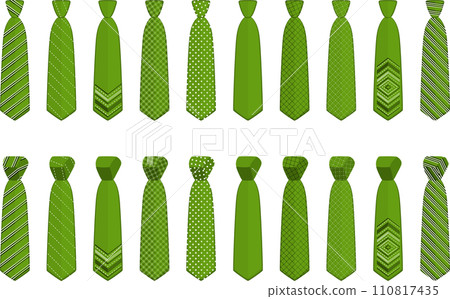 big set ties different types, neckties various size 110817435