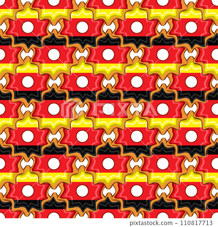 Pattern cookie with flag country Germany in tasty biscuit Pattern cookie with flag country Germany in tasty biscuit 110817713