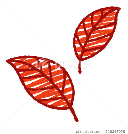 簡單的秋天葉子圖 110818058