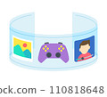 Entertainment in virtual world 110818648