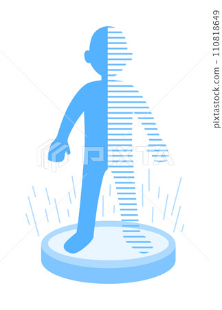 Human hologram 110818649