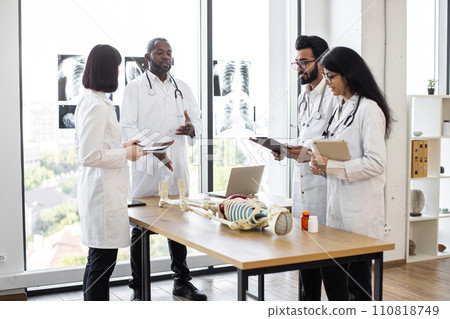 University, education, medicine, anatomy concept. 110818749