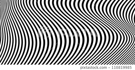abstract black and white vector wave background. abstract black and white vector wave background. 110819985
