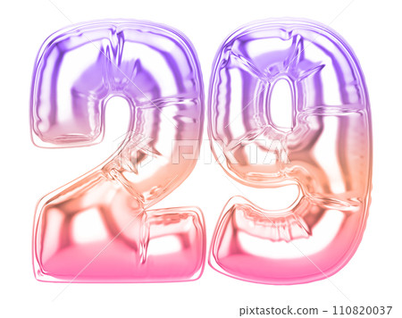 number percent 3d rendering metal discount 110820037