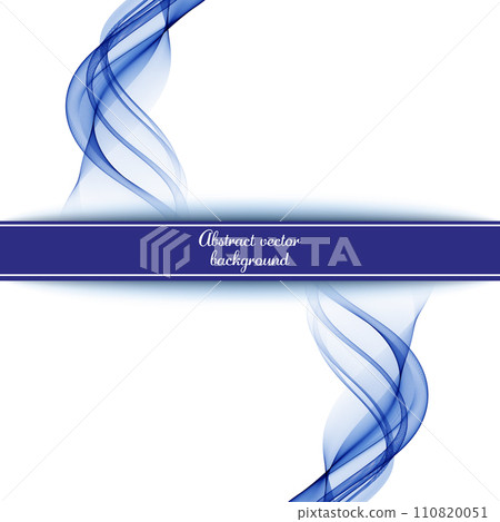 Abstract light background. Vertical lines of blue transparent wave on white background, poster design for your text 110820051