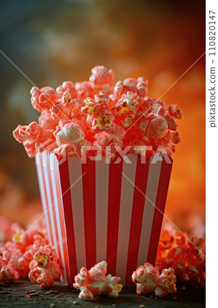 pink sweet popcorn in box pink sweet popcorn in box 110820147