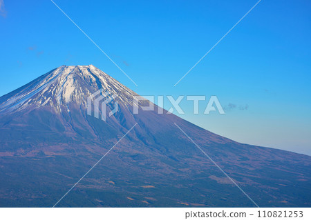 從毛無山眺望富士山 110821253