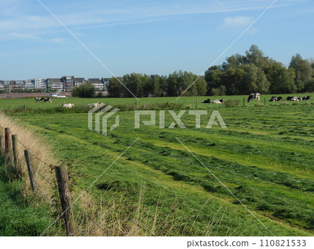 the city of Emmerich at the rhine river 110821533
