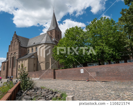 the city of Emmerich at the rhine river 110821574