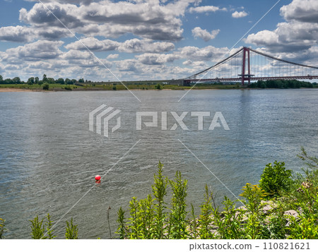 the city of Emmerich at the rhine river the city of Emmerich at the rhine river 110821621