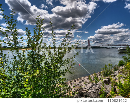 the city of Emmerich at the rhine river the city of Emmerich at the rhine river 110821622