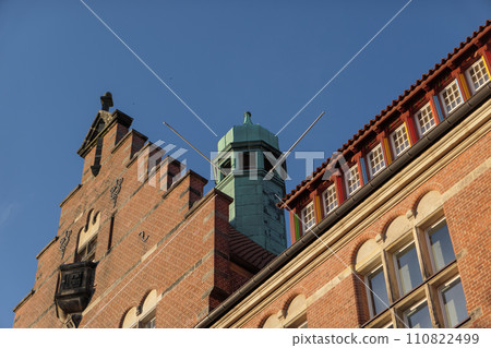 the city of Flensburg at the baltic sea the city of Flensburg at the baltic sea 110822499