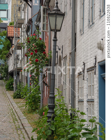 the city of Flensburg at the baltic sea 110822638