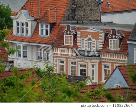 the city of Flensburg at the baltic sea 110822664