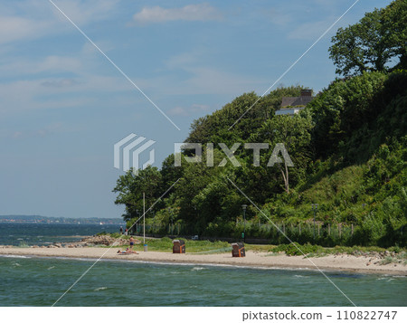 the city of Flensburg at the baltic sea 110822747