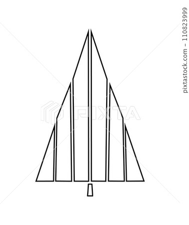 Christmas tree simple hand drawn outline doodle vector illustration for wintertime happy holidays celebration lineart decor, greeting card, invitation, poster, Merry Christmas, Happy New Year Christmas tree simple hand drawn outline doodle vector illustration for wintertime happy holidays celebration lineart decor, greeting card, invitation, poster, Merry Christmas, Happy New Year 110823999
