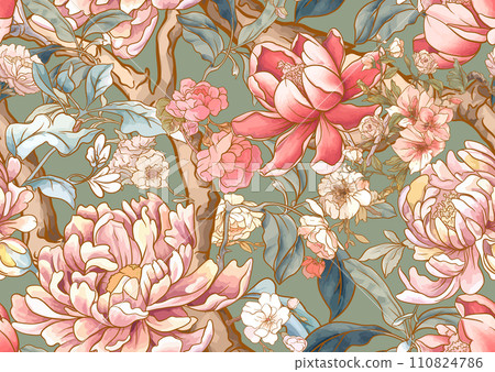 Seamless pattern, background. Vector illustration 110824786