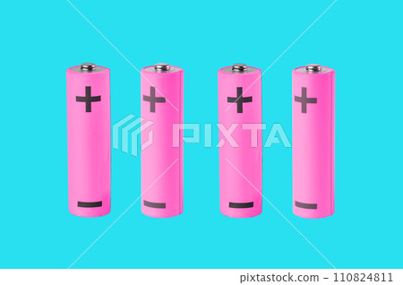 AA battery cylinder alkaline. Pink chargers AA battery cylinder alkaline. Pink chargers 110824811