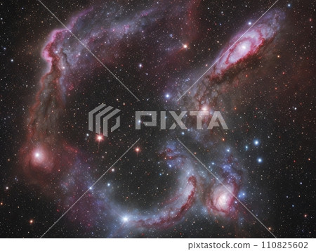 The universe where the nebula spreads The universe where the nebula spreads 110825602