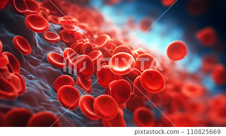 紅細胞的圖像 紅細胞的圖像 110825669