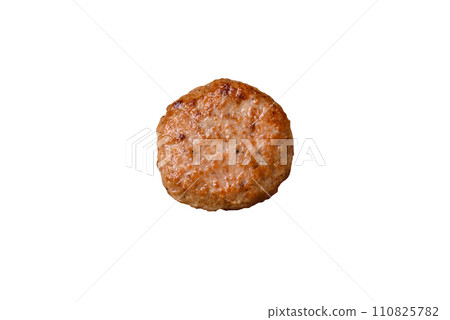 Delicious fresh fried minced fish cutlets with spices and herbs Delicious fresh fried minced fish cutlets with spices and herbs 110825782