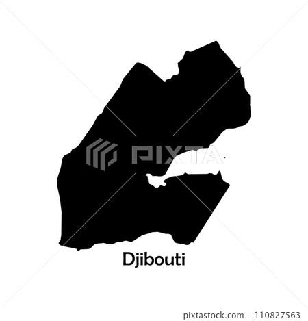 Country map of Djibouti Country map of Djibouti 110827563