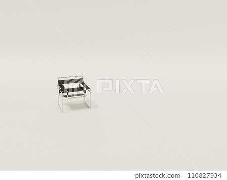 [3DCG] Wassily chair with horizontal background 110827934