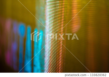 Large LED screen dots. Stage screen Large LED screen dots. Stage screen 110828362